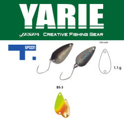 Yarie Jespa OSCILANTA YARIE 706 T-SPOON 1.1gr Culoare BS3 First Lemon