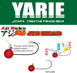 Yarie Jespa JIG YARIE 645 AJIBAKU RED 8 1.0gr