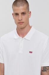 Levi's poló fehér, férfi, sima - fehér XL