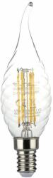 V-TAC 4W E14 természetes fehér filament C35 LED csavart gyertyaláng égő - SKU 214431 (214431)