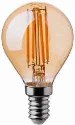 V-TAC 4W borostyán E14 filament P45 LED kisgömb égő, 2200K - SKU 214499 (214499)