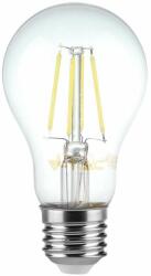 V-TAC 6W E27 természetes fehér filament A60 LED égő - SKU 214303 (214303)