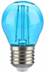 V-TAC 2W E27 kék filament G45 LED égő - SKU 217412 (217412)