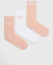 Calvin Klein zokni 3 db rózsaszín, női - rózsaszín Univerzális méret