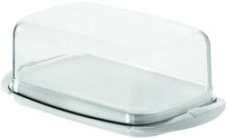 Rotho Recipient pentru unt plastic baza alba capac transparent Rotho Fresh 18X9.5X6.9 CM (1709701100)