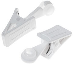 AFK AFK Műanyag mennyezeti függönysínhez - Görgős csúszka, csipesszel (20 db) fehér (5901554670792)