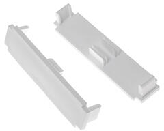 AFK AFK Műanyag mennyezeti függönysínhez - 2 soros végzáró, fehér (5901554670686)