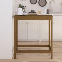 vidaXL Masă de bar, maro miere, 100x50x110 cm, lemn masiv de pin (822155)