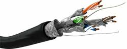 Goobay S/FTP CAT6a Kültéri Installációs kábel 100m - Fekete (77624) - bestmarkt