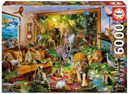 Educa Puzzle Educa 6000 de piese - Invazie in dormitor (EDU17679) Puzzle
