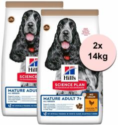 Hill's Hill's Science Plan Canine Mature Adult 7+ No Grain Chicken 2 x 14 kg