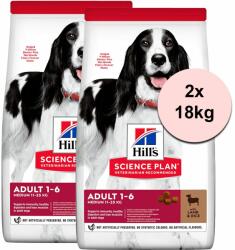 Hill's Hill's Science Plan Canine Adult Medium Lamb & Rice 2 x 18 kg