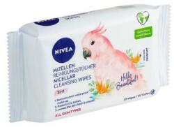 Nivea Șervețele umede pentru îndepărtarea machiajului - Nivea Biodegradable Micellar Cleansing Wipes 3 In 1 Hello Beautiful 25 buc