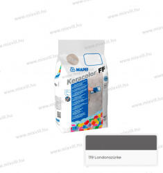 Mapei Keracolor FF Flex 5kg 119 londonszürke cementkötésű fugázóhabarcs 6mm fugaszélesség 5N11905A (5N11905A)