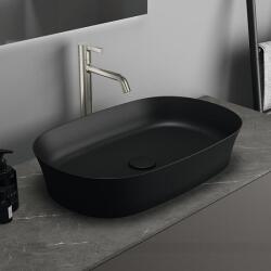 Ideal Standard Lavoar pe blat oval 60 cm, fara preaplin, negru mat (silk black), Ideal Standard Ipalyss E1396V3 E1396V3 (E1396V3)