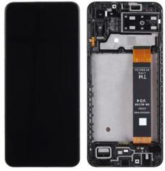 Samsung GH82-28508A Gyári Samsung Galaxy A13 4G SM-A135 LCD kijelző érintővel fekete kerettel előlap (GH82-28508A)
