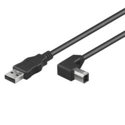  Cablu USB 2.0-A la tip B unghi 90 grade T-T 3m, ku2ab3-90 (KU2AB3-90)