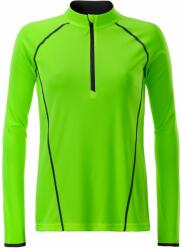 James & Nicholson (Daiber) Női funkcionális hosszú ujjú felső JN497 - Élénkzöld / fekete | 2XL (1-JN497-1752250)
