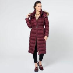 WITTCHEN Női steppelt téli kabát szőrmés kapucnival