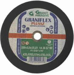 GRANIT 230x2, 5 1A36S-BF Graniflex Grá Graniflex acél vágókorong 12082240