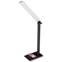 NEDES LED Asztali lámpa MEGGIE 8W Dimmelhető, vez. nélküli töltés, USB - DL3304/B (NDS-DL3304-B)