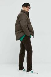 Abercrombie & Fitch rövid kabát férfi, barna, téli - barna M