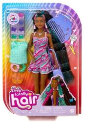 Mattel Barbie Totally Hair baba - barna bőrű baba extra hosszú hajjal (HCM87/HCM91)