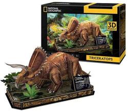CubicFun 3D dínós puzzle - Triceratopsz (3D-DS1052)