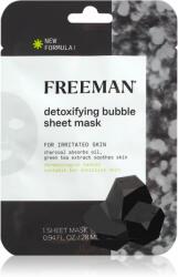 Freeman Essentials Charcoal & Green Tea mască compresă hidratantă pentru ten gras 28 ml