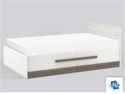 WIPMEB Blanco 17 ágy 120 fehér fenyő/mdf new grey - mindigbutor