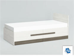 WIPMEB Blanco 16 ágy 90 fehér fenyő/mdf new grey - mindigbutor
