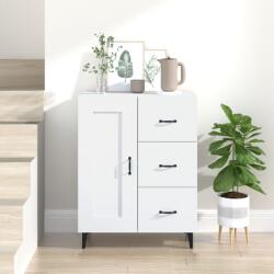 vidaXL Servantă, alb, 69, 5x34x90 cm, lemn compozit (812231) Comoda