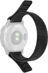 Ricardo Curea de 20 mm, nailon, negru (Garmin Fenix 7S/6S/5S etc. )