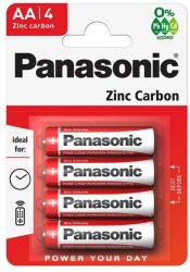 Panasonic elem (AA, R6R, 1.5V, cink-karbon) 4db/csomag R6R-4BP / R6RZ/4BP (R6R-4BP / R6RZ/4BP)