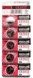 Maxell gomb (CR2032) Li elem 5db (téphető blister) MAX131258 (MAX131258)