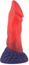 HISMITH HSD52 Realistic Silicone Dildo Suction Cup 8.6" Red-Purple Dildo