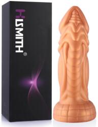 HISMITH HSD05 Curved Giant Silicone Animal Dildo Suction Cup 8" Gold Dildo
