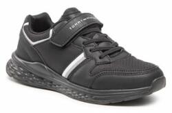 Tommy Hilfiger Sneakers Low Cut Lace-Up Velcro Sneaker T3B9-32499-1443 S Negru