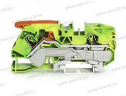 Wago 2116-1207 Topjob S Push-in Cage Clamp sorkapocs működtető karral (0, 5. . . 16mm2) 76A zöld-sárga (2116-1207)