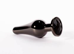 X-Men Dop Anal Cu Bijuterie Secret Shine S, Metalic + Negru, 9 Cm