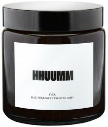 HHUUMM Lumânare naturală din soia cu aromă de smochină, mușchi de stejar, flori de măslin - Hhuumm 120 ml
