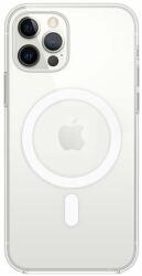 FixPremium - MagSafe Szilikon Tok - iPhone 12 és 12 Pro, átlátszó