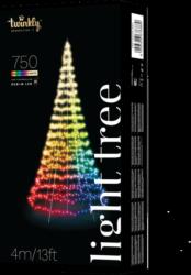Twinkly Light Tree - 750 RGB+W Flag-pole Christmas Tree, 4 m, 16 Million Colors + Warm White TWP750SPP-BEU