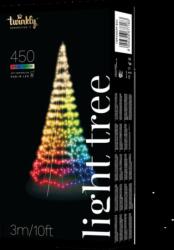 Twinkly Light Tree - 450 RGB+W Flag-pole Christmas Tree, 3 m, 16 Million Colors + Warm White TWP500SPP-BEU
