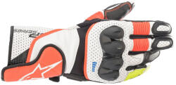 Alpinestars Mănuși moto Alpinestars SP-2 V3 White/Black/Red/Fluo (3558221/2310)