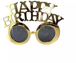  Happy Birthday szemüveg, arany