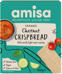 Amisa Crispbread (painici) cu faina de castane fara gluten eco 100g Amisa