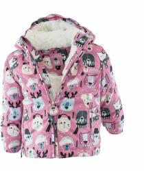Pidilidi téli lány kabát szőrmével, Pidilidi, PD1130-01, rózsaszín, - 98 | 3év méret