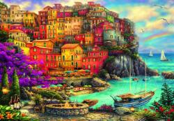 Bluebird Puzzle - Puzzle Chuck Pinson: O zi frumoasă la Cinque Terre - 1 000 piese