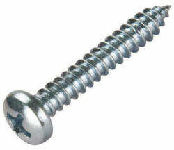  Lemezcsavar df. kh. DIN 7981/C 4, 2x25 acél Vz (07981042002500001022)